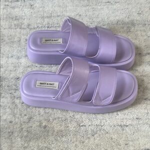 Matt & Nat Purple Sandals Anthropologie 8 spring